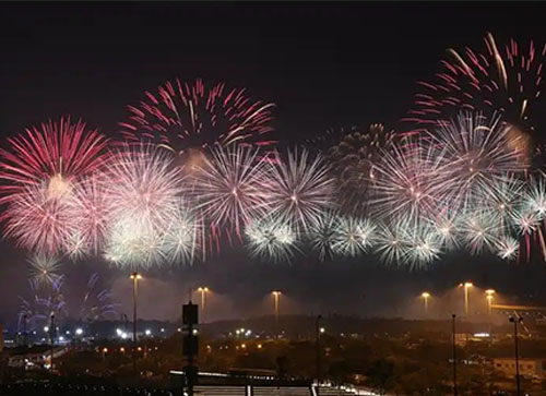 贵溪市焰火晚会